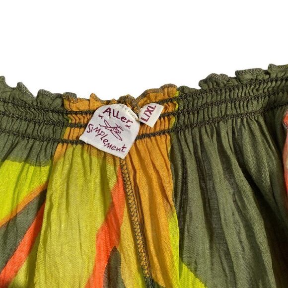 Aller simplement Girls Sleeveless Dress Green L XL - Picture 10 of 11